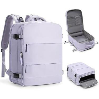 Imagem de Mochila mala Bolsa grande de Viagem Esportiva academia Feminina, Grande Capacidade, Compartimento com Zíper e impermeável, alça de ombro e vira mochila (cinza)