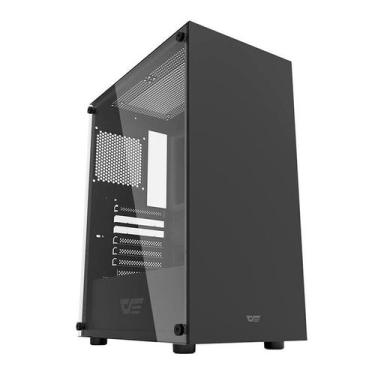 Imagem de Gabinete Gamer Aigo DarkFlash DK100, Mid-Tower, Lateral de Vidro, Pret