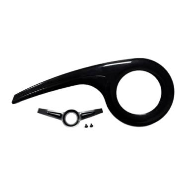 Imagem de Dynwave Capa da cadeia de bicicleta 46T-52T Proteção leve de peças de bicicleta Caso protetor para andar de bicicleta de bicicleta Substituição, Preto