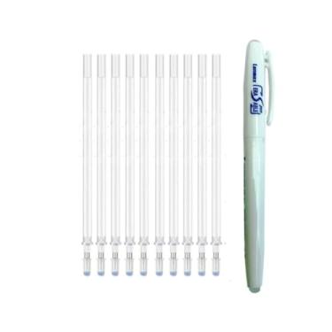 Imagem de Caneta Mágica Fantasminha Branco - Apaga com Ferro Mais 50 Unidades de Refis Apaga Calor Lanmax Patchwork, Costura, Bordado E Artesanato