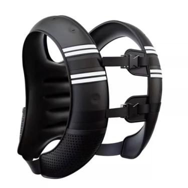 Imagem de Colete com peso ajustável de 1,8 a 9 kg para homens/mulheres, colete respirável para corrida, HIIT, treinamento de força – Design de neoprene com pesos removíveis preto (preto, 10 kg)