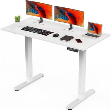 Imagem de Flexi~Spot Mesa com Regulagem de Altura, Ajustavel com Motor 3 Botões de Memória Escrivaninha Computador com Mesa Gamer,120X60 CM