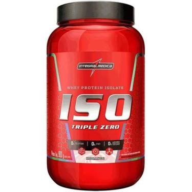 Imagem de Iso triple zero morango po pote 900g - integralmedica, 900g, Morango