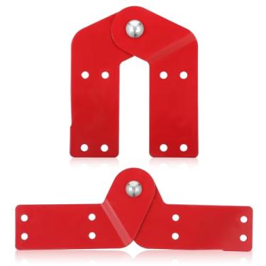 Imagem de Escada de sótão dobradiça espinha de peixe acessórios de escada de sótão (2 peças)