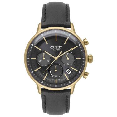 Imagem de Relógio Orient Masculino Dourado Crono Solar Mgscc010 G1px