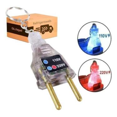 Imagem de Chaveiro Identificador Tensão Voltagem 110/220v - rfw