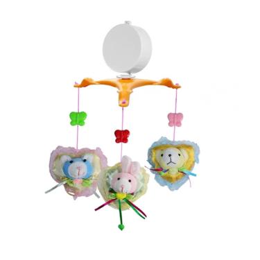 Imagem de Móbile Musical Cart Colorido Para Carrinho E Berço Menina