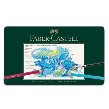 Imagem de Estojo de Lápis Albrecht Dürer Watercolour Pencils com 60 Cores Faber-castell 117560