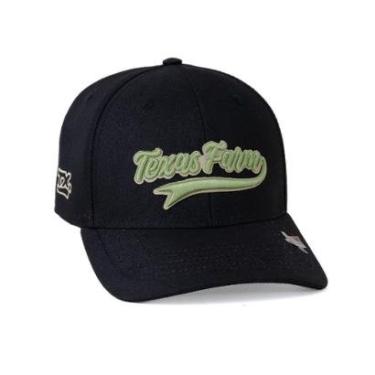 Imagem de BONE TEXAS FARM - TF959 - PRETO/ VERDE Único-Unissex