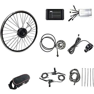 Imagem de Kit De Conversão De Bicicleta Elétrica, 48V 1000W 20" 24" 26" 27,5" 28" 29" 700C Direct Drive À Prova D'água Kit De Conversão De Bicicleta Elétrica - Kit De Motor De Cubo De Bicicleta Elétrica De