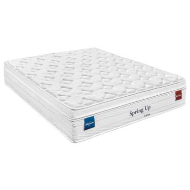 Imagem de Colchão Queen Molas Ensacadas Americanflex Spring Up Látex 158x198x34c