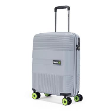 Imagem de Mala De Bordo Viagem ABS Rígido Hurley Tamanho P Rodas 360° Reforçada com Cadeado TSA-Unissex