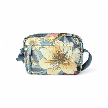 Imagem de Bolsa Ziriguidum Farm Romance Em Flor Azul, Azul