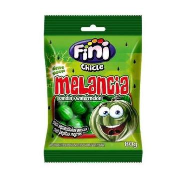 Imagem de Chiclete De Melancia ácido 80g Fini