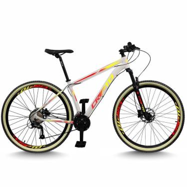 Imagem de Bicicleta Aro 29 Cripto 24 Marchas Freios Disco e Suspensão Pneu Bege-Unissex