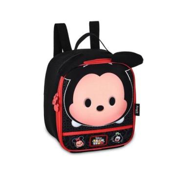 Imagem de Lancheira Térmica Infantil Passeio 3D Creche Tsum Tsum-Preto