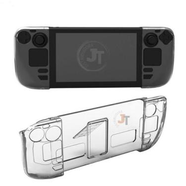 Imagem de Capa Protetora Para Steam Deck C/ Stand Suporte Transparente Case Ergo