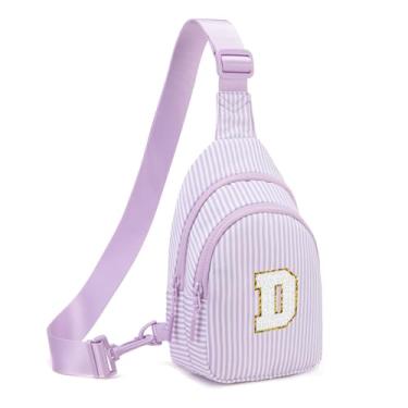 Imagem de Viverte Presentes para meninas de 8, 9, 10, 11, 12 anos, bolsas transversais, pochete para meninas adolescentes, presentes personalizados para mulheres, Lavanda