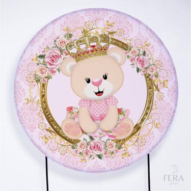 Imagem de Painel Decorativo para Festa 1,30x1,30 metros Vesti Fácil com Elástico Urso - Fera Print