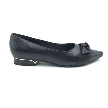Imagem de Sapatilha Piccadilly Maxi Bico Fino Preta 279028