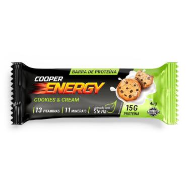 Imagem de Barra Cooper Energy Cookies & Cream 45g