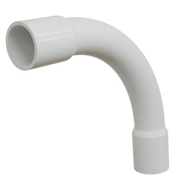 Imagem de Curva para Eletroduto Branco Standard 90º com Bolsa 2 em 1 Branco 1"" 