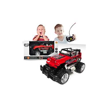 Imagem de DM Toys Carrinho de Controle Remoto sem Fio Jipe 4 Funções 1:24