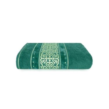 Imagem de Toalha De Rosto La Vie 450 G/m2 Fio Penteado Appel Verde Retrô