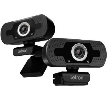 Imagem de Webcam Usb Hd Cyber Base Giratoria 360 Com Microfone Preto L