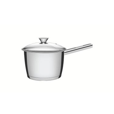 Imagem de Panela Caldeirão Tramontina Allegra Cabo Aço Inox Fundo Triplo Tampa De Vidro 16cm 2,1l...