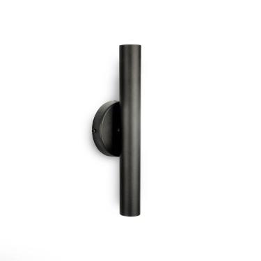 Imagem de Arandela De Parede Foco Duplo Slim Palito - Preto