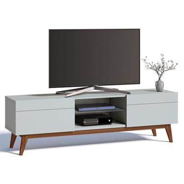 Imagem de Rack Bancada Classic 2 Gavetas 1.8 Branco Acetinado - Imcal