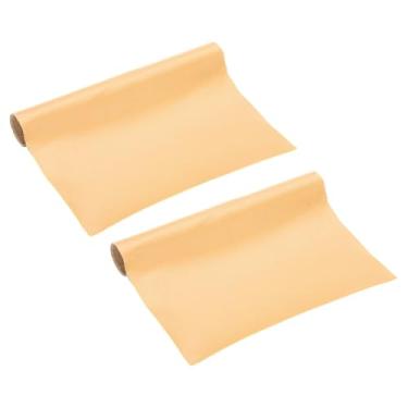 Imagem de PATIKIL Patch de reparo de couro, 2 peças de 20 x 30 cm kit de reparo de fita autoadesiva de vinil para sofás, sofás, bancos, cadeiras, armários, bolsas, amarelo claro