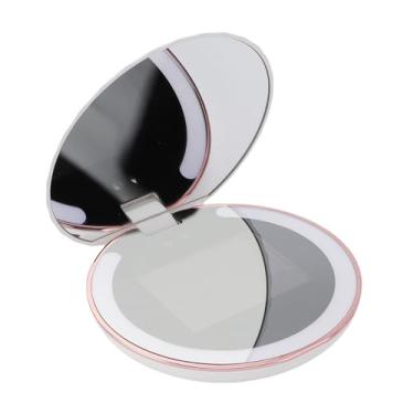 Imagem de Câmera Ultra Violet para Proteção Sol Teste Ultra Violet Mirror Câmera de Protetor Solar, Ampliação de 2x Espelho de Maquiagem de Viagem Compacta para Proteção da Pele