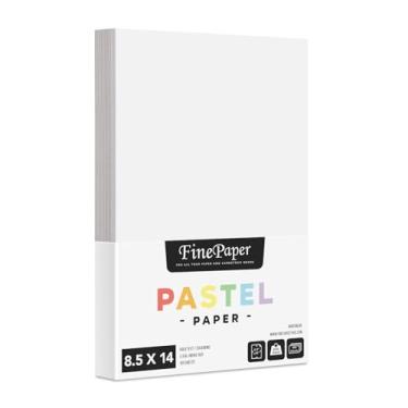 Imagem de S Superfine Printing Papel Para Cardápios Em Tons Pastéis Brancos - 8,5" X 14" (Tamanho Ofício) Documentos, Anúncios, E Artesanato, Pacote Com 100 Folhas