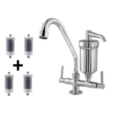 Imagem de Torneira De Inox Com filtro Para Cozinha, Bancada, Balcão, Mesa - oem