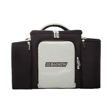 Imagem de Bolsa Térmica 4 Potes - Preta com Prata Fashion, Bag New