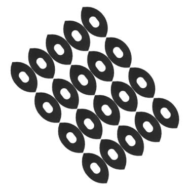 Imagem de harayaa 20 peças de fitas para esporte, fitas de cinesiologia pré-cortadas, à prova d'água, respiráveis, adesivos pré-cortados, fita muscular para corrida, Preto