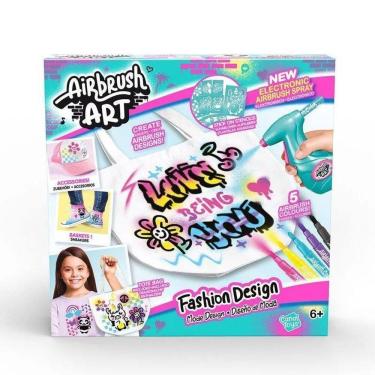 Imagem de Kit De Pintura Fashion Design Airbrush - Fun Divirta-Se