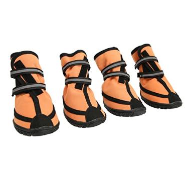 Imagem de TOPINCN Refletindo Sapatos de Cachorro Anti -Slip -water Cosen Boot Ao Ar Livre para Cães Grandes de Tamanho Médio para Camping Em Corrida (L)
