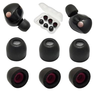 Imagem de Mijusun Ponteiras De Espuma Viscoelástica Para Fones Ouvido Sony Wf-1000Xm5 E Estojo Wf-1000Xm4, Extra Pequeno, Preto