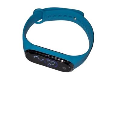 Imagem de Relógio Esportivo Digital LED à Prova D'água – Moderno e Resistente (Azul)