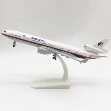 Imagem de Avião De Brinquedo MD11 World Cargo Airlines De 20CM Em Diecast Com Ba
