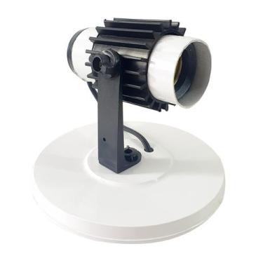 Imagem de Spot Direcionável E27 Bivolt Branco e Preto Sobrepor Teto 1 Bocal P Lâ