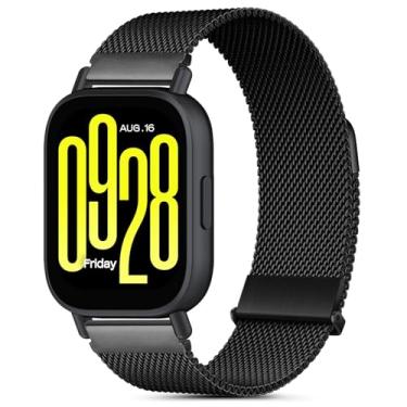 Imagem de 22mm Pulseira de Magnético Compatível para Xiaomi Redmi Watch 5 Active,5 Lite,Watch S4 Sport S3 S2 S1,Bracelete Correia para Watch 2 2 Pro,Color2,Color,Sport (Preto)