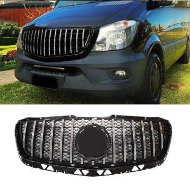Imagem de Capa de grade de para-choque de carro compatível com Sprinter W906 GT 2013-2016 Kit de carroceria de grade de corrida acessórios de carro