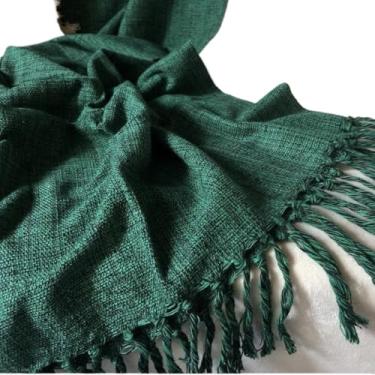 Imagem de Manta Gigante para Sofá em Algodão- Ultra Confortável e Macia para Cobertor de Sofá Grande + Dicas de Decoração(Verde Bandeira)