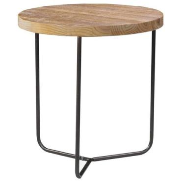 Imagem de Mesa Lateral Flash Alta cor Driftwood com Base Grafite 59 cm (ALT) - 5