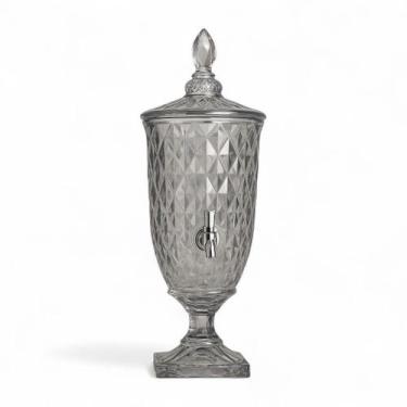 Imagem de Suqueira de Vidro 2 Litros com Dispenser Diamond Transparente / Fume /