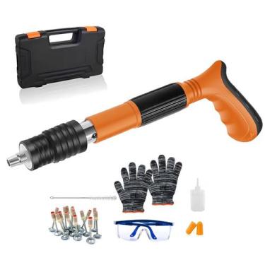 Imagem de Pistola de Fixaçao Rebitadeira Finca Pino Açao Direta Segurança EPI Ge